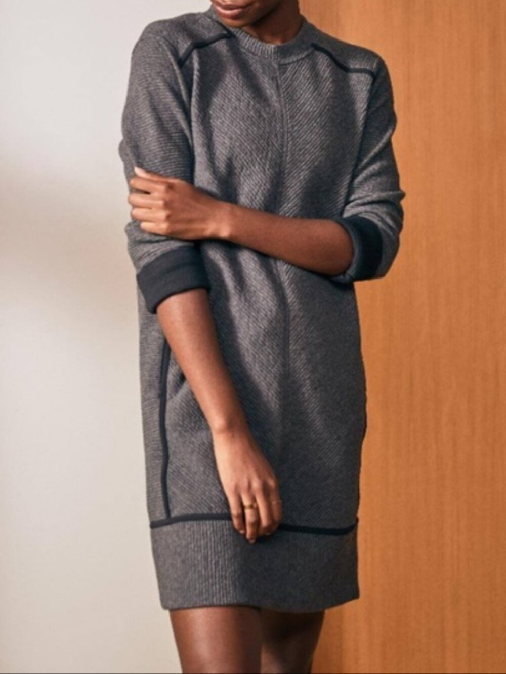 Lululemon On Repeat Dress heathered core dark grey size 6